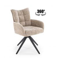 HALMAR - K540 Krzesło | Obrót siedziska | beżowy