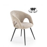 HALMAR - K550 Krzesło | Obrót siedziska | beżowy