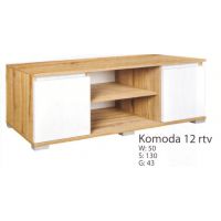 Meblarz - ROSA Komoda 12 RTV fabrycznie zmontowana