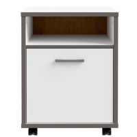 Forte - KEFLAVIK KFLK111-J53 | Kontener na kółkach | Biały / Uni Wolfram Szary