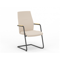 NOWY STYL - SO-ONE Krzesło konferencyjne FRAME CHAIR CFA UPH | Na płozie