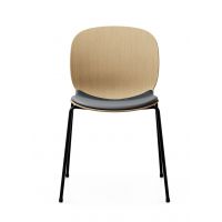 PROFIM - NOOR Krzesło Konferencyjne 6055S | Kubełek ze Sklejki | Tapicerowana Nakładka na Siedzisko | Na 4 Nogach