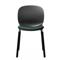 PROFIM - NOOR Krzesło Konferencyjne 6085S | Kubełek ze Sklejki | Tapicerowana Nakładka na Siedzisko | Nogi Drewniane