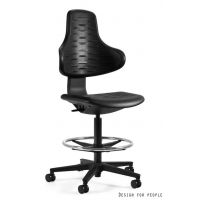 UNIQUE MEBLE - LORA Fotel obrotowy LD23 | Czarny | Steraż Czarny