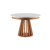 HALEX - LAMELLO 02 Stół | Buk biały | Dąb lakier