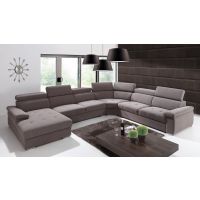 FENIKS MEBLE - GENESIS Narożnik LL-2,5 S BB-E-2,5FR z funkcją spania pojemnikiem oraz szufladą na pościel