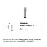 Meblomak - LUMINO BcP element Bok typu c Prawy