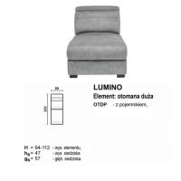 Meblomak - LUMINO OTDP element otomana duża z pojemnikiem