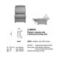 Meblomak - LUMINO WMEP Prawa, element wstawka mała - relax kabel