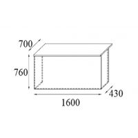 AMS Meble Biurowe - VISTA Lada Recepcyjna LV3