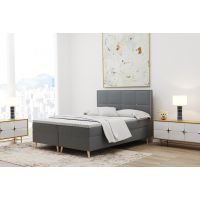 SOFIA MEBLE - MANILA Łóżko kontynentalne 140x200 z pojemnikiem