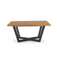 HALMAR - MASSIVE Stół rozkładany | Jasny dąb | Czarny | z PL