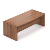 MASSONI - FUNDAMENTAL Biurko MFB 2090 BZ | 200x95x75h cm | Blat zaokrąglony | Blenda konstrukcyjna