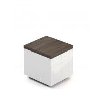 MASSONI - LINEART Kontener MLKT 12 | 50x60x59h cm | Na kółkach | 2 szuflady