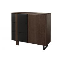 MEBIN - ISLA Komoda 2D Wysoka | Lewa