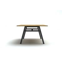 AMS Meble Biurowe - Stół Konferencyjny SKA6 Na Stelażu Metalowym | 100x100 cm