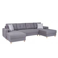 Morel Meble - SEKKEN OT.L + S2 + OT.P Narożnik z funkcją spania i dwoma pojemnikami na pościel