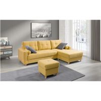 Morel Meble - SEKKEN Narożnik z funkcją spania i dwoma pojemnikami na pościel