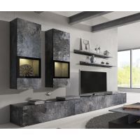 HELVETIA MEBLE WIERUSZÓW - BAROS Meblościanka | 24B0BM10