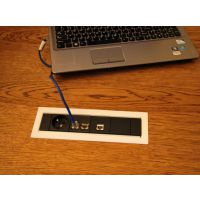 FORMAT - SKLEP - FRAME Mediaport F6M3GB4RJ1VG | 3 x 230 V | 4 x RJ45 kat 5e | 1 x VGA | 3 Modułów