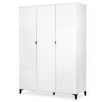 KLUPŚ - MIA Szafa | 3-drzwiowa | Biel