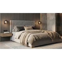 NEW ELEGANCE - NEW ELEGANCE MINI MAXI Łóżko 180x200 | Wezgłowie 2800 wysokość 120 cm | Korpus C bez przeszycia | Nóżka C