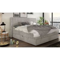 WERSAL - MINOLA Łóżko Kontynentalne 140x200 z pojemnikiem | Materac Bonell | Materac Pocket