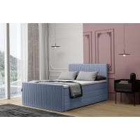 SOFIA MEBLE - PARIS PREMIUM Łóżko kontynentalne 180x200 z pojemnikiem