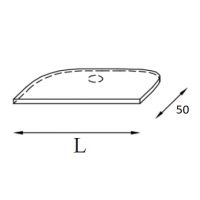 AMS Meble Biurowe - Przystawka do biurka P1D | L=80 cm