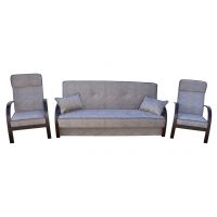 RAVEN - LUX II Zestaw wypoczynkowy | wersalka + 2 fotele