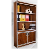 GO!PACK - NEVADA Regał Szeroki 0035 | 2-drzwiowa + 2 Półki