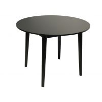 Meblarz - RIO Stół okrągły 100 | Nogi okrągłe | Czarny | DOSTĘPNE OD RĘKI