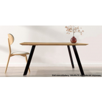 ORTUS - ROMANO Dąb Stół nierozkładany | Krawędź ścięta | Grubość blatu 4 cm