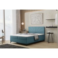 SOFIA MEBLE - ROSE Łóżko kontynentalne 200x200 z pojemnikiem