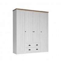 GAŁA MEBLE - PROWANSJA S4D SZAFA 4 DRZWIOWA 2 SZUFLADY