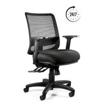 UNIQUE MEBLE - SAGA PLUS M Fotel Obrotowy 1219-B | 24 / 7 | Zgodny z Rozporządzeniem z 2023 roku