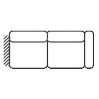 FENIKS MEBLE - GIOVANNI Sofa 2,5R z prawym bokiem