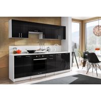 LAYMAN - KUCHNIA EKONOMICZNA ECOmodel ZESTAW KUCHENNY 2,4 m szafki w połysku