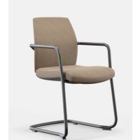 BGROUP - SKILL Krzesło Konferencyjne SKS50SB | Oparcie Tapicerowane | Na płozie | Sztaplowanie do 2 sztuk