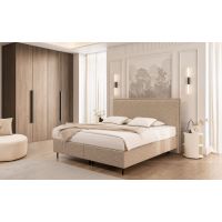 NEW ELEGANCE - NEW ELEGANCE SLIM na nóżkach | Łóżko kontynentalne z pojemnikiem | Zagłówek L | 160x200