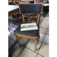 FAMEG - SOLID Krzesło A-9449/1 dąb | Dąb naturalny 25 | Tkanina Point 98 | 4 sztuki | DOSTĘPNE OD RĘKI