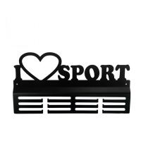 Art. Decoration - 1111 I LOVE SPORT Wieszak na medale