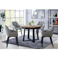 MOSKAŁA MEBLE - Stół okrągły ST-17 rozkładany