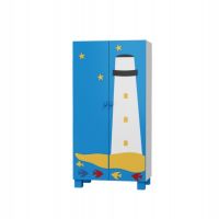 BabyBest - OCEANIK - STATEK Szafa 2-drzwiowa S-ST