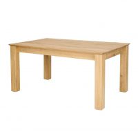 Drewmax - STÓŁ DREWNIANY | Dębowy | ST384 | Grubość blatu 2,5 cm