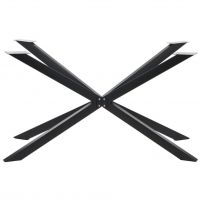 STEMA - Stelaż do ławy NY-HF01 | Czarny | Typu Pająk