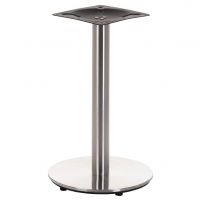 STEMA - Podstawa do stolika SH-2001-1/S | Stal nierdzewna | Szczotkowana | Wysokość 71,5 cm