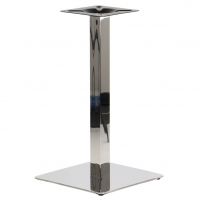 STEMA - Podstawa do stolika SH-3002-1/60/P | Stal nierdzewna | Polerowana | Wysokość 72 cm