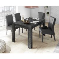 MC AKCENT - CARRARA Stół rozkładany | 348100AL | Antracyt Marmur