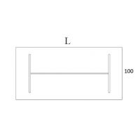 AMS Meble Biurowe - Stół Konferencyjny SW3 Na Stelażu Płytowym | 220x100 cm